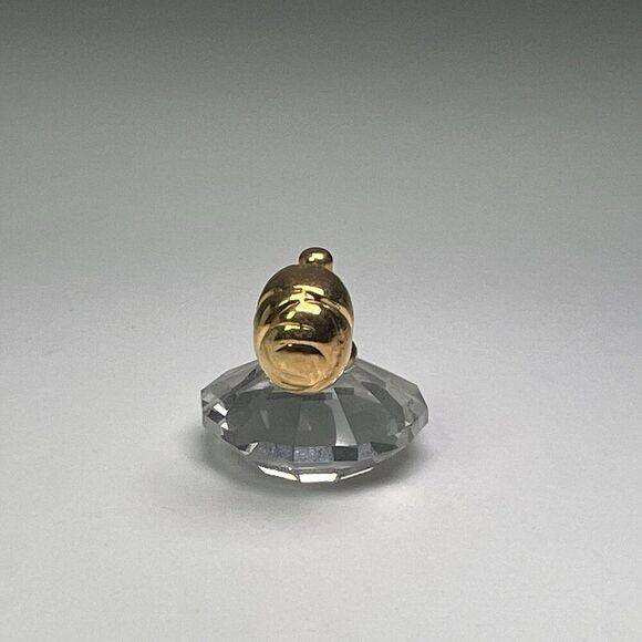 Swarovski Crystal Memories Gold Miniature Atomizer Perfume Austria w/Box 173388 - Picture 5 of 7